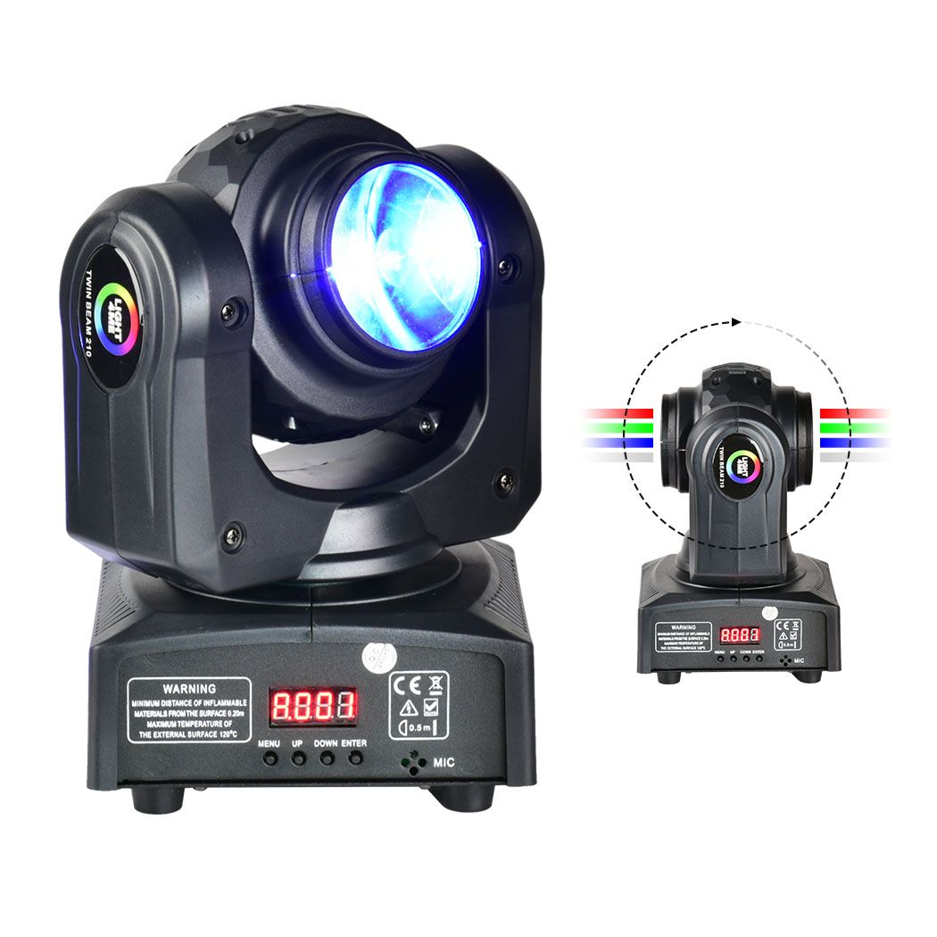 LIGHT4ME TWIN BEAM 210 mini głowica ruchoma LED dwustronna LIGHT4ME TWIN BEAM 210 mini głowica ruchoma LED dwustronna