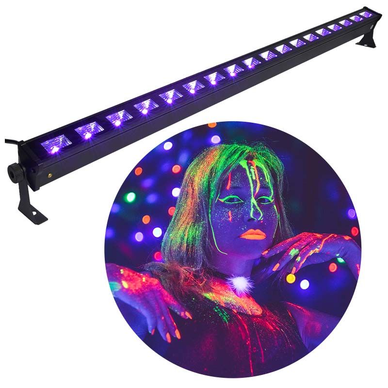 LIGHT4ME LED BAR UV 18 listwa belka LED 18x3W ultrafiolet