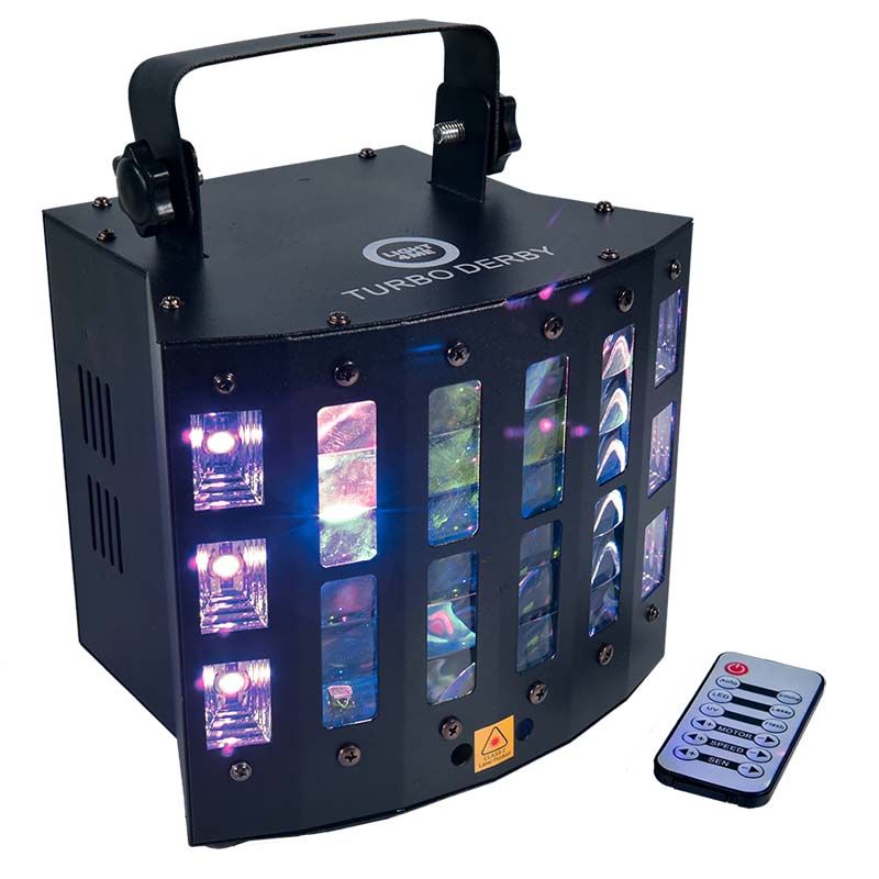 LIGHT4ME TURBO DERBY + laser + UV + strobo + pilot LIGHT4ME TURBO DERBY + laser + UV + strobo + pilot