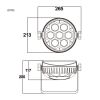 LIGHT4ME FRAME PAR 7x12 LED RGBW reflektor efekt