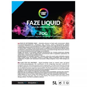 LIGHT4ME FAZE LIQUID 5L płyn do mgły lekki