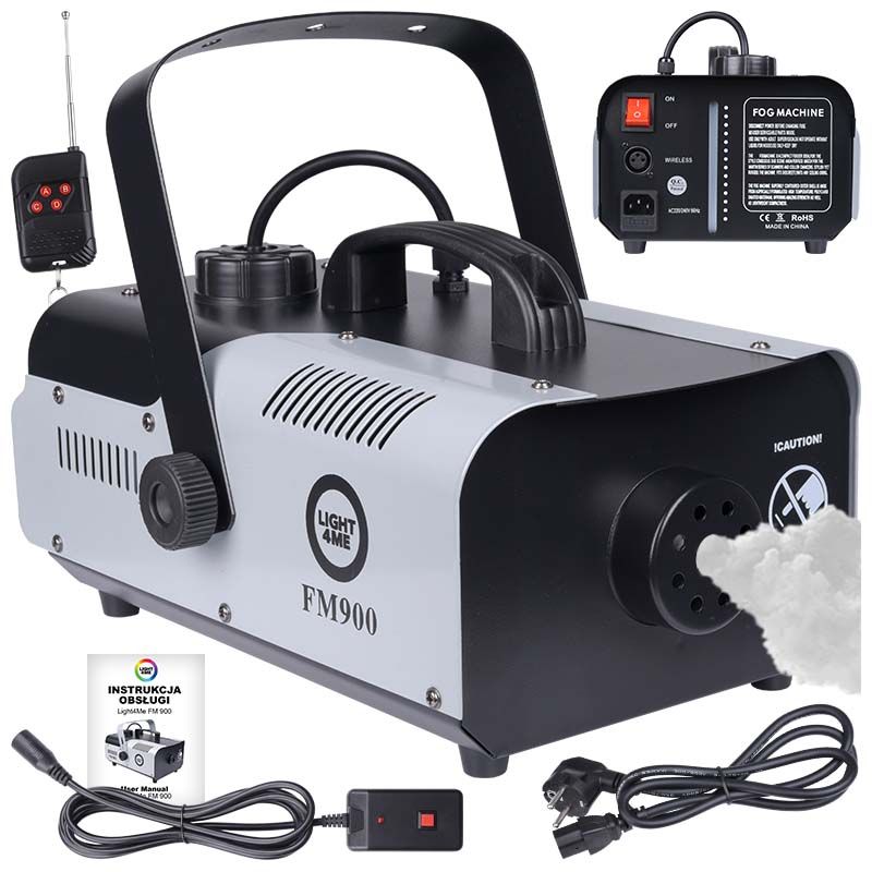 LIGHT4ME FM 900 wytwornica dymu z pilotem LIGHT4ME FM 900 wytwornica dymu z pilotem