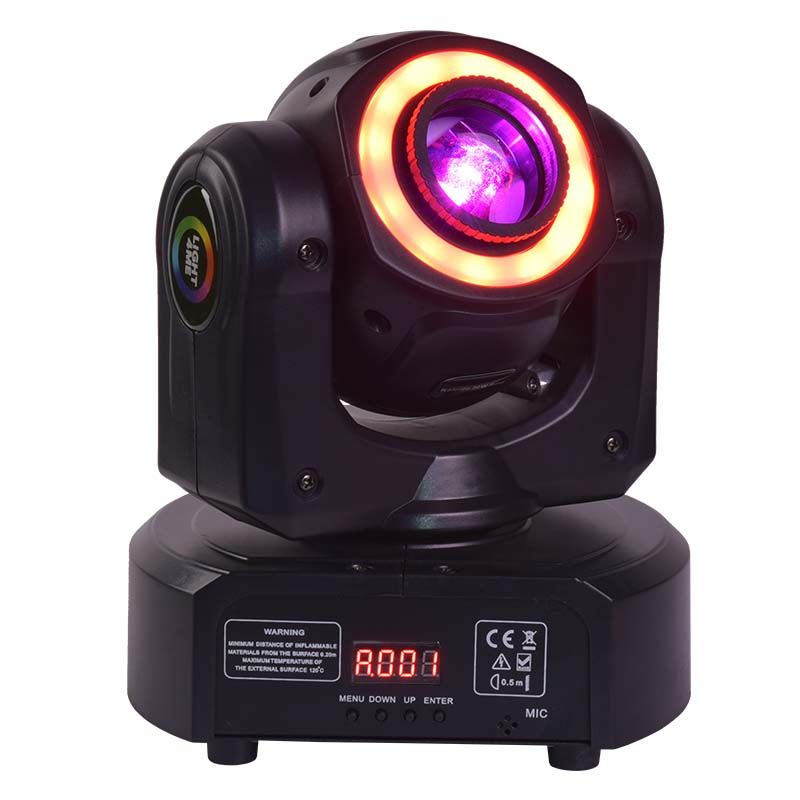 LIGHT4ME MINI SPOT 30 RING KALEIDO głowica ruchoma LED LIGHT4ME MINI SPOT 30 RING KALEIDO głowica ruchoma LED