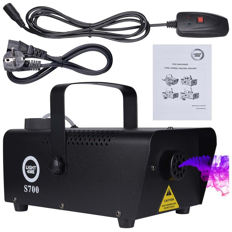 LIGHT4ME S 700W wytwornica dymu mgły pilot LIGHT4ME S 700W wytwornica dymu mgły pilot