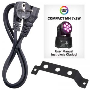 LIGHT4ME COMPACT MH 7x8W głowica ruchoma LED PAR