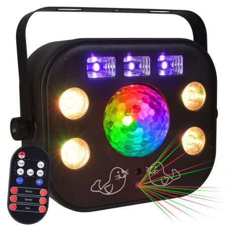 LIGHT4ME MULTIPHASE multiefekt LED UV wash strobe