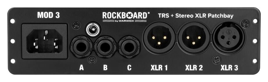 RockBoard MOD 3 V2 - All-in-One TRS & XLR Patchbay for Vocalists & Acoustic Players