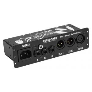 RockBoard MOD 3 V2 - All-in-One TRS & XLR Patchbay for Vocalists & Acoustic Players