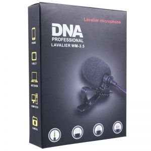 DNA LAVALIER WM-3.5 mikrofon krawatowy klapowy przypinany do ubrania