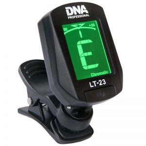 DNA LT23 stroik tuner na klips do gitary basu ukulele skrzypiec chromatyczny