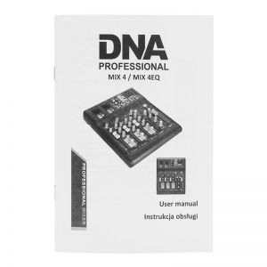 DNA MIX 4 mikser audio USB MP3 analogowy 4 kanały