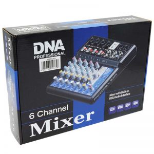 DNA MC06X analogowy mikser audio interfejs USB 6 kanałów