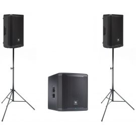 JBL 2x PRX 912 + PRX 915 XLF - zestaw nagłośnieniowy