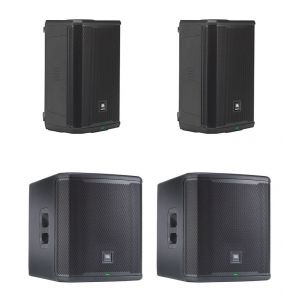 JBL 2x PRX 908 + 2x PRX 915 XLF - zestaw nagłośnieniowy