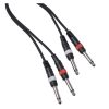 CABLE4ME 2 x jack mono 6,3mm 2 x jack mono 6,3 3m