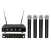 OMNITRONIC UHF-E4 Wireless Mic System 518.7/520.9/523.1/525.3MHz - system bezprzewodowy wokalny