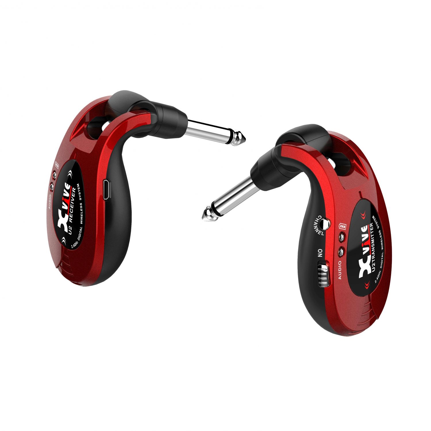 XVive XVive U2 Guitar Wireless System - Red XVive U2 Guitar Wireless System - Red