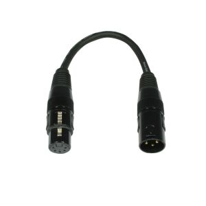 Accu-Cable AC-DMXT/3M5F 3pin male/5pin female - adapter DMX