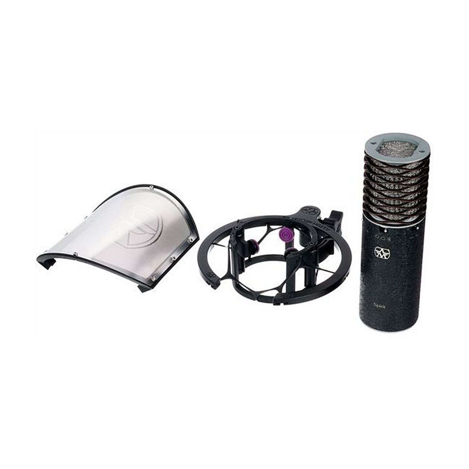 Aston Microphones Spirit Black Bundle Mikrofon pojemnościowy + pop filtr