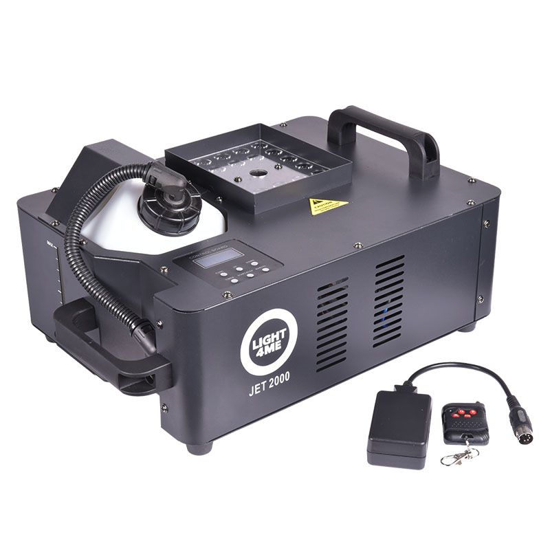 LIGHT4ME JET 2000 wytwornica dymu pionowego LED + pilot IR LIGHT4ME JET 2000 wytwornica dymu pionowego LED + pilot IR