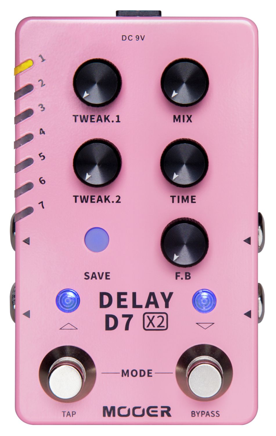 Mooer D7 X2 Delay - Multi-Delay Pedal