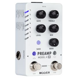 Mooer Preamp Model X2 - Dual-Channel Digital Preamp Pedal