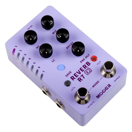 Mooer R7 X2 Reverb - Digital Reverb Pedal