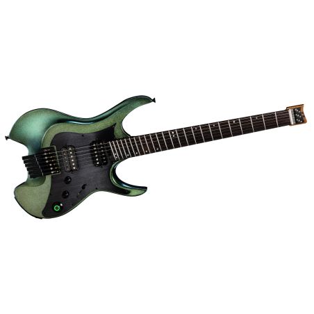 Mooer GTRS Guitars Wing 900 Intelligent Guitar (W900) with Wireless System - Aurora Green