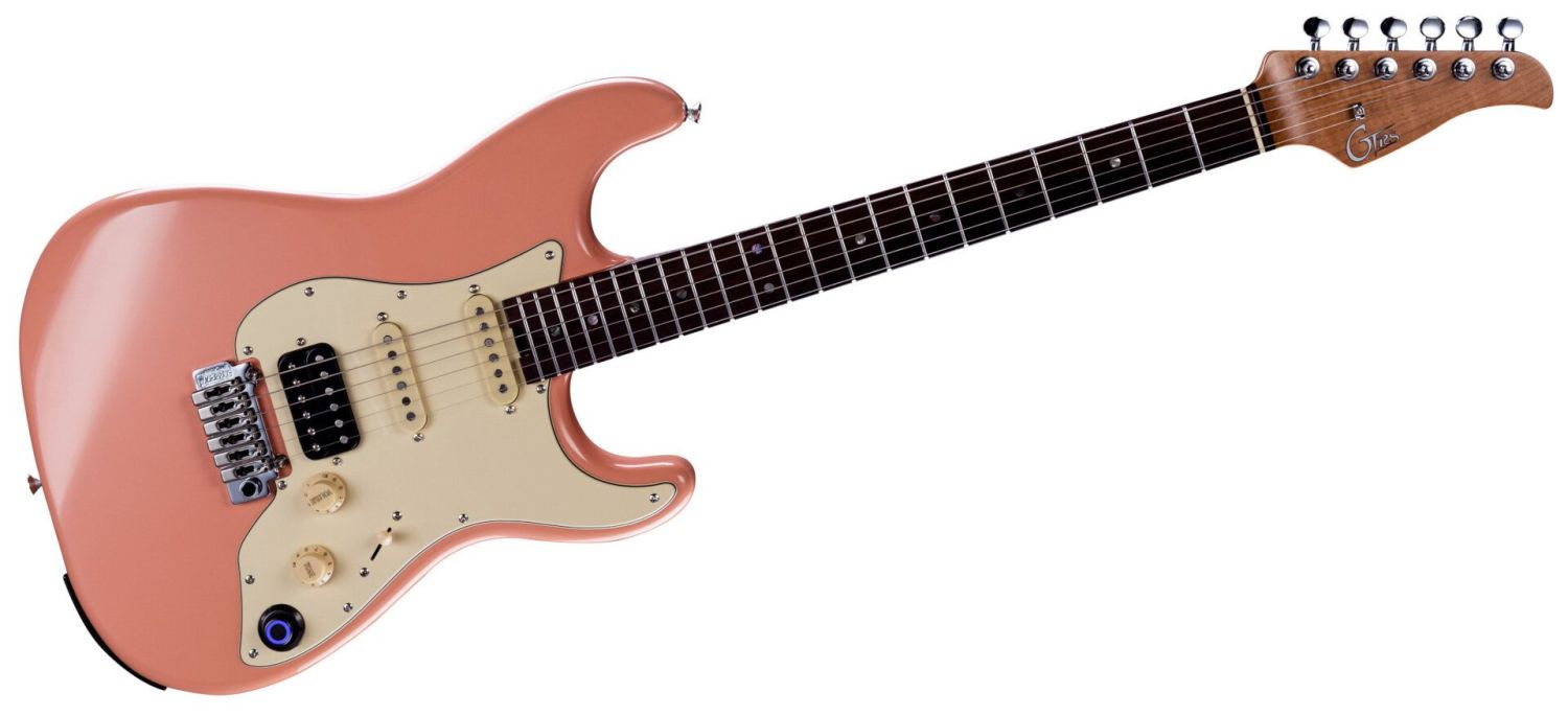 GTRS Guitars Professional 800 Intelligent Guitar (P800) - Flamingo Pink - gitara elektryczna