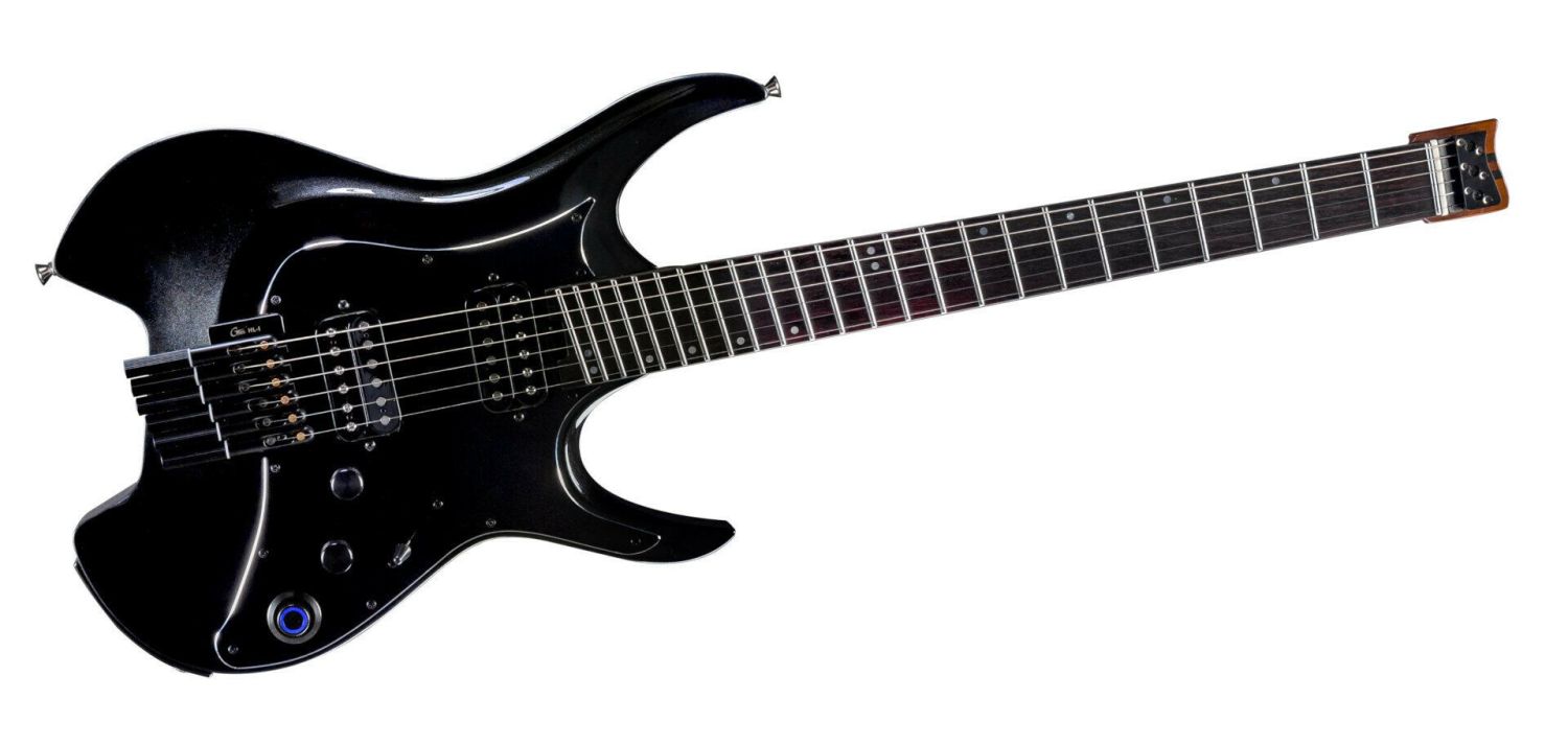 Mooer GTRS Guitars Wing 800 Intelligent Guitar (W800) - Pearl Black - gitara elektryczna