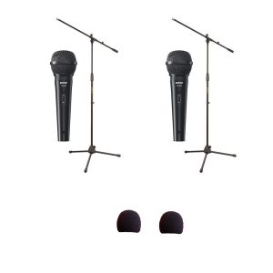 Shure 2x SV 200 - zestaw mikrofonów + akcesoria