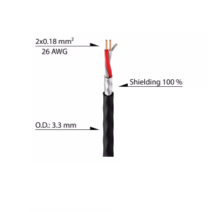 Roxtone MC032 - Kabel mikrofonowy (1m)