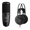 AKG P120 + K52 - mikrofon pojemnościowy +słuchawki