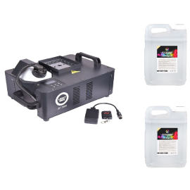 LIGHT4ME JET 2000 wytwornica dymu pionowego LED + pilot IR + 2x 5l płyn CO2