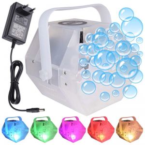 LIGHT4ME BUBBLE LED - mała wydajna wytwornica baniek + płyn 5l