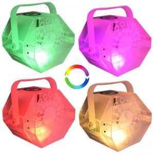 LIGHT4ME BUBBLE LED - mała wydajna wytwornica baniek + płyn 5l