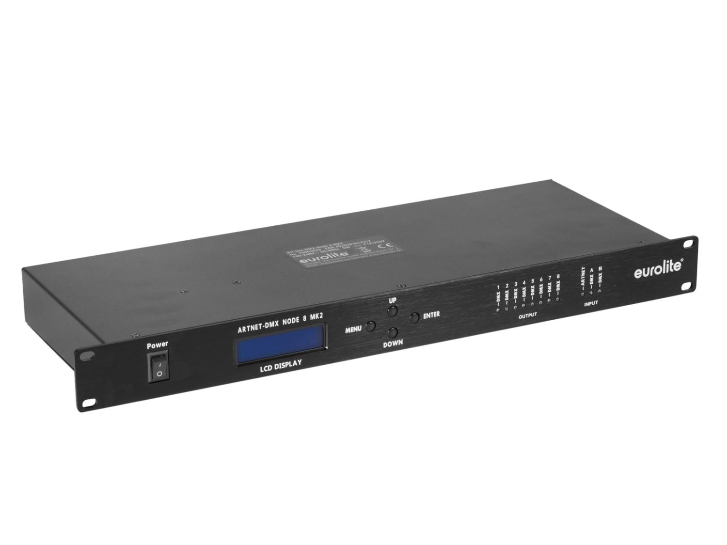 EUROLITE Art-Net-DMX Node 8 MK2 - Interfejs Art-Net