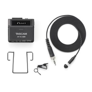 Tascam DR-10L Pro - Rejestrator 32-bit float z mikrofonem krawatowym