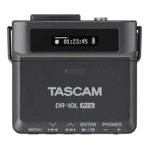 Tascam DR-10L Pro - Rejestrator 32-bit float z mikrofonem krawatowym