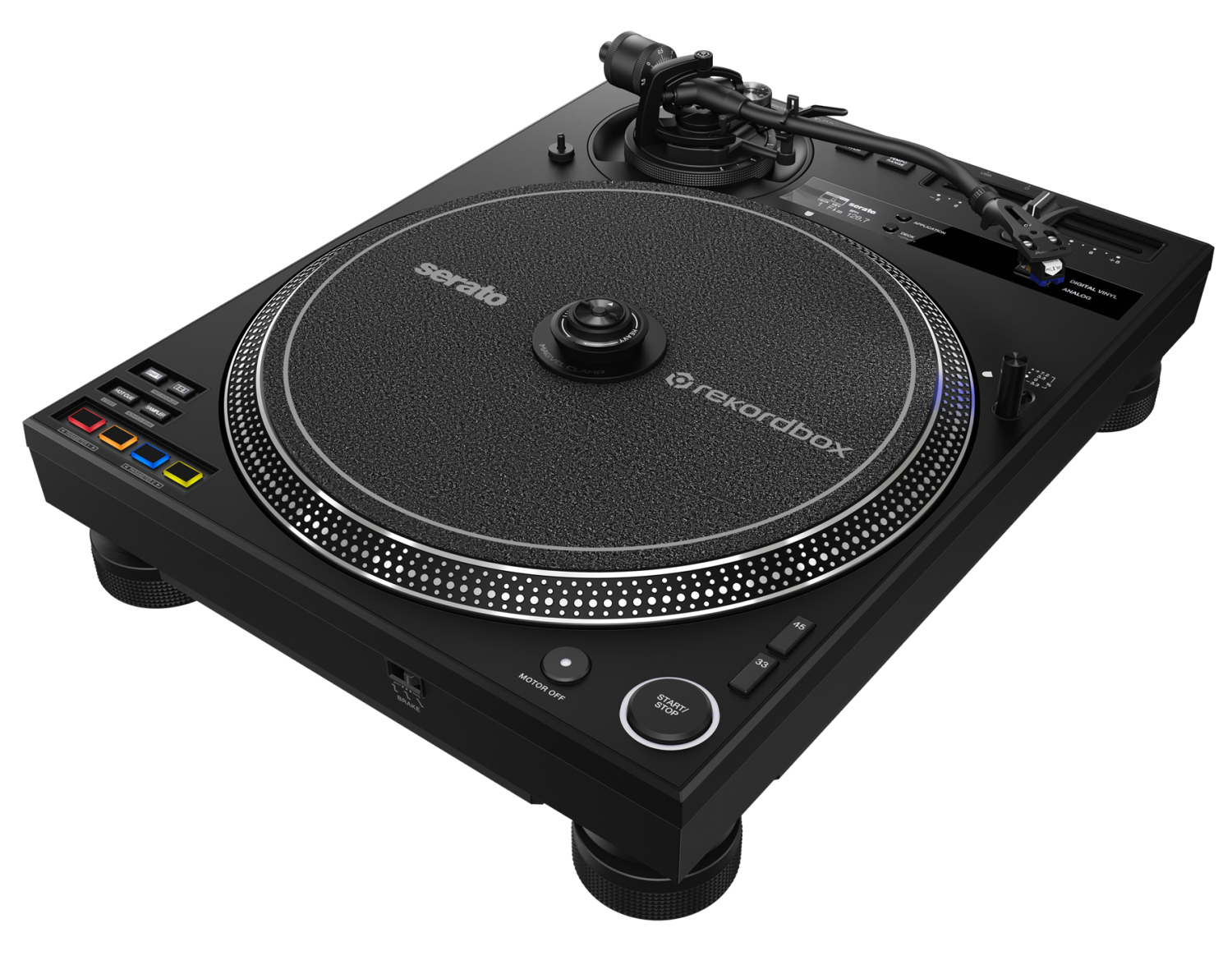 Pioneer DJ PLX-CRSS12 - z napędem bezpośrednim i sterowaniem DVS (czarny)