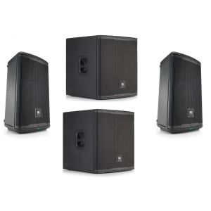 JBL 2x EON 710 + 2x EON 718 S - zestaw nagłośnieniowy - 7 LAT GWARANCJI