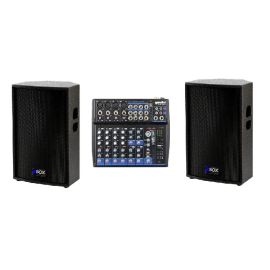 Box Electronics 2x SAT-12EM + GEMINI GEM-12USB - zestaw nagłośnieniowy