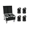 EUROLITE Set 4x LED TMH-X1 Moving-Head Beam + Case