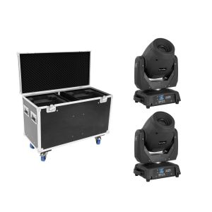 EUROLITE Set 2x LED TMH-X12 + EU Case