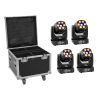 EUROLITE Set 4x LED TMH-H90 + Case with wheels