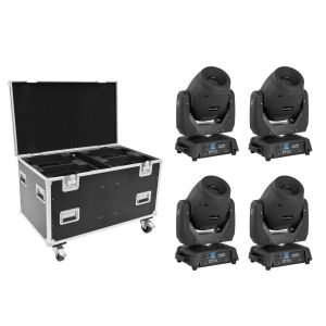 EUROLITE Set 4x LED TMH-X12 + EU Case