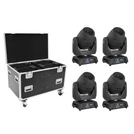 EUROLITE Set 4x LED TMH-X12 + EU Case