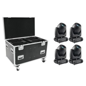 FUTURELIGHT Set 4x DMH-160 MK2 + Case with wheels