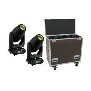 FUTURELIGHT Set 2x DMH-300 CMY Moving-Head + Case