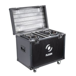 Flash 2x LED MOVING HEAD 19x15W BIG EYE SET VER.05.23 - zestaw głowic + case F7100767
